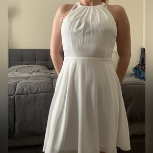 Express all white dress size 4